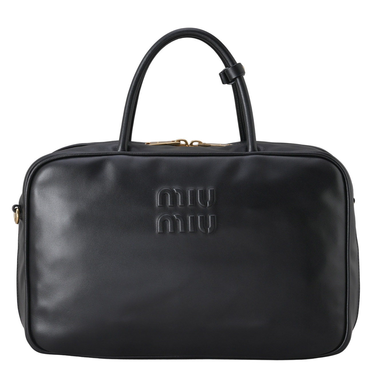 MIU MIU(USED)미우미우 5BB117 앰보 로고 볼링백